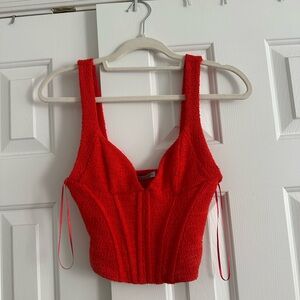 zara corset top